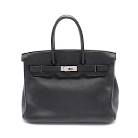 Hermès-Hermes Birkin 35 Handbag-Black