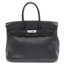 Hermès-Hermes Birkin 35 Handbag-Black