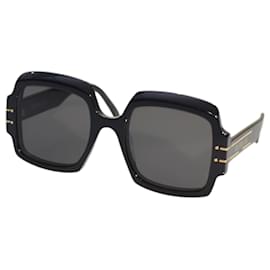 Dior-Dior Signature S1U Black Squared Sunglasses-Black