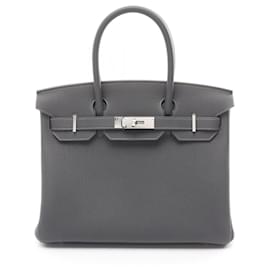 Hermès-Hermes Birkin 30 Grimistie Handbag-Brown