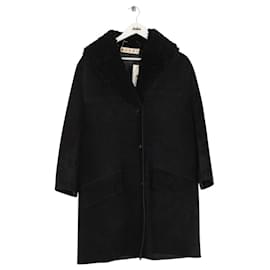 Marni-Leather coat-Black