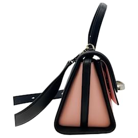 Alexander Mcqueen-Alexander McQueen Black and Pink The Story Bag-Black