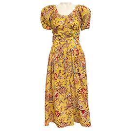 Vestido Calla Lily Golda de Ulla Johnson Amarillo