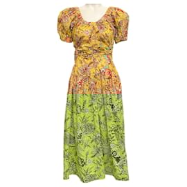 Ulla Johnson-Ulla Johnson Calla Lily Golda Dress-Yellow