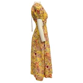 Ulla Johnson-Ulla Johnson Calla Lily Golda Dress-Yellow