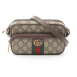 Gucci-Gucci Ophidia GG Supreme Shoulder Bag-Brown,Multiple colors,Beige