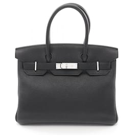 Hermès-Hermes Birkin 30 Handbag-Black