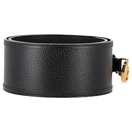 Gucci-Gucci GG Marmont Wide Belt in Black Leather-Black