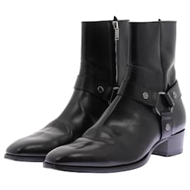 Saint Laurent-SAINT LAURENT Boots T.EU 42 Leather-Black