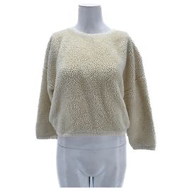SOEUR Tricot T.FR 36 Polyester Blanc