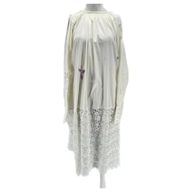 Autre Marque-NON SIGNE / UNSIGNED Dresses T.International S Cotton-White