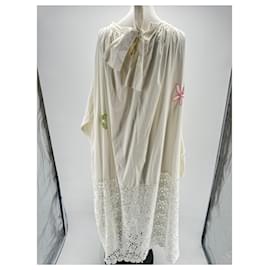 Autre Marque-NON SIGNE / UNSIGNED Dresses T.International S Cotton-White