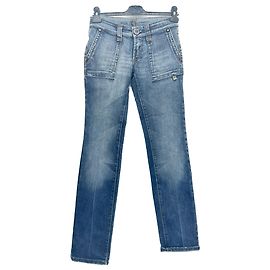 Autre Marque NON SIGNE / UNSIGNED Jeans T.FR 34 Cotton Blue