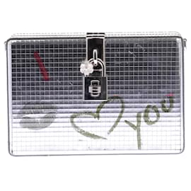Dolce & Gabbana-DOLCE & GABBANA Clutch bags T.  Patent leather-Silvery