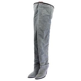 ISABEL MARANT Boots T.EU 40 Cloth Blue