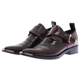 PACO RABANNE Flats T.EU 39 Patent leather Dark red