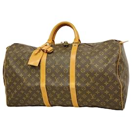Louis Vuitton-Louis Vuitton Keepall 55-Brown