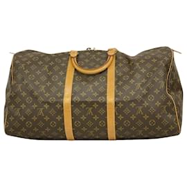 Louis Vuitton-Louis Vuitton Keepall 55-Brown