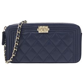 Chanel Boy Bleu Marine
