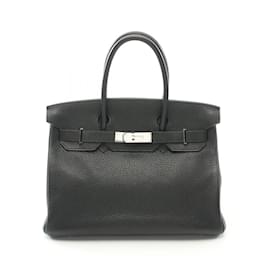 Hermès-Hermes Birkin 30 Handbag-Black