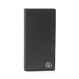 Gucci-Carteira longa dobrável Double G Gucci-Preto