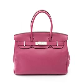 Hermès-Hermes Birkin 30 Tosca Handbag-Pink