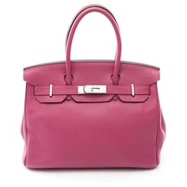 Hermès-Hermes Birkin 30 Tosca Handbag-Pink