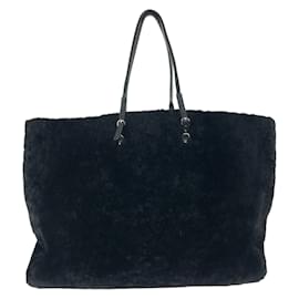 Balenciaga-Sac fourre-tout en cuir mouton noir Balenciaga-Noir