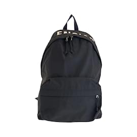 Balenciaga-Balenciaga Wheels Black and White Nylon Backpack-Black,White
