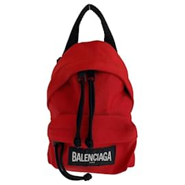 Balenciaga-Sac à bandoulière en nylon rouge et noir Balenciaga Explorer-Noir,Rouge