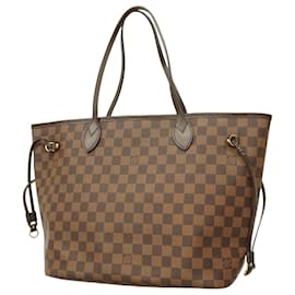 Louis Vuitton-Louis Vuitton Damier Neverfull MM Tote Bag-Damier ebene