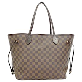 Louis Vuitton-Louis Vuitton Damier Neverfull MM Tote Bag-Damier ebene