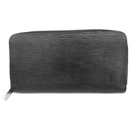 Louis Vuitton-Louis Vuitton Long Wallet Epi Zippy M61857 Noir-Black