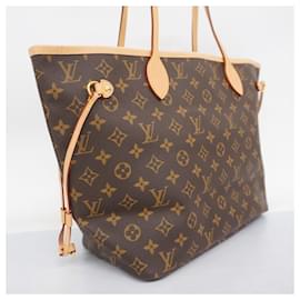Louis Vuitton-Louis Vuitton Monogram Neverfull MM Tote Bag-Brown