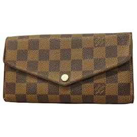 Louis Vuitton-Louis Vuitton Long Wallet in Ebene-Damier ebene