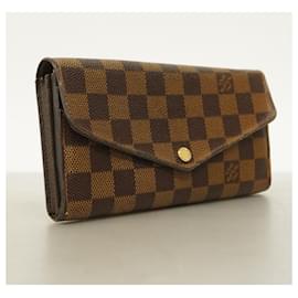 Louis Vuitton-Louis Vuitton Long Wallet in Ebene-Damier ebene
