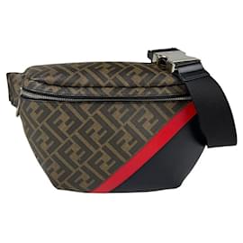 Fendi-Fendi Brown Leather Fanny Pack-Brown