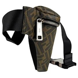 Fendi-Fendi Brown Leather Fanny Pack-Brown