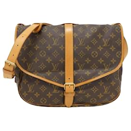 Louis Vuitton-Louis Vuitton Saumur 35-Brown