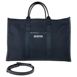 Balenciaga-Balenciaga Hardware Large Tote Bag-Black