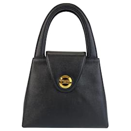 Givenchy-Givenchy Vintage Circle Logo Handbag-Black