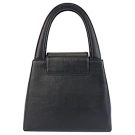 Givenchy-Givenchy Vintage Circle Logo Handbag-Black