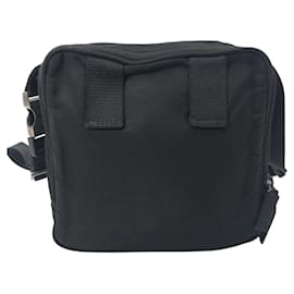 Prada-Prada Nylon Tessuto Logo Shoulder Bag-Black