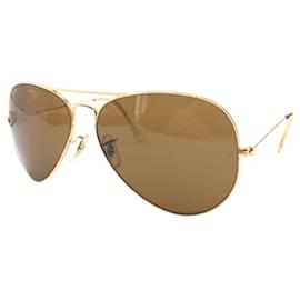 Autre Marque-Ray-Ban Aviator Metal Sunglasses Unisex-Other