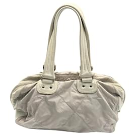 Prada-Prada Nylon Handbag-White