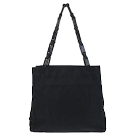 Prada-Prada Nylon Tessuto Logo Tote Bag-Black