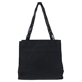 Prada-Prada Nylon Tessuto Logo Tote Bag-Black