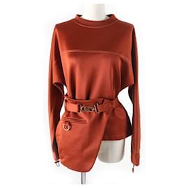 Fendi-Fendi FS7907 Pocket Sweatshirt Brown S-Brown