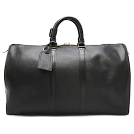 Louis Vuitton-Louis Vuitton Epi Keepall 45 Boston Bag M59152-Black