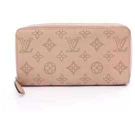 Louis Vuitton-Louis Vuitton Mahina Leather Zippy Wallet M61868-Pink
